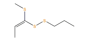 1-(Methylthio)propyl (Z)-1-propenyl disulfide